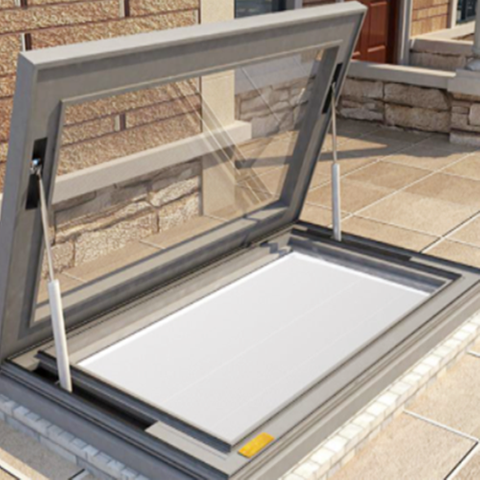 Electric Folding Skylights for Buildings